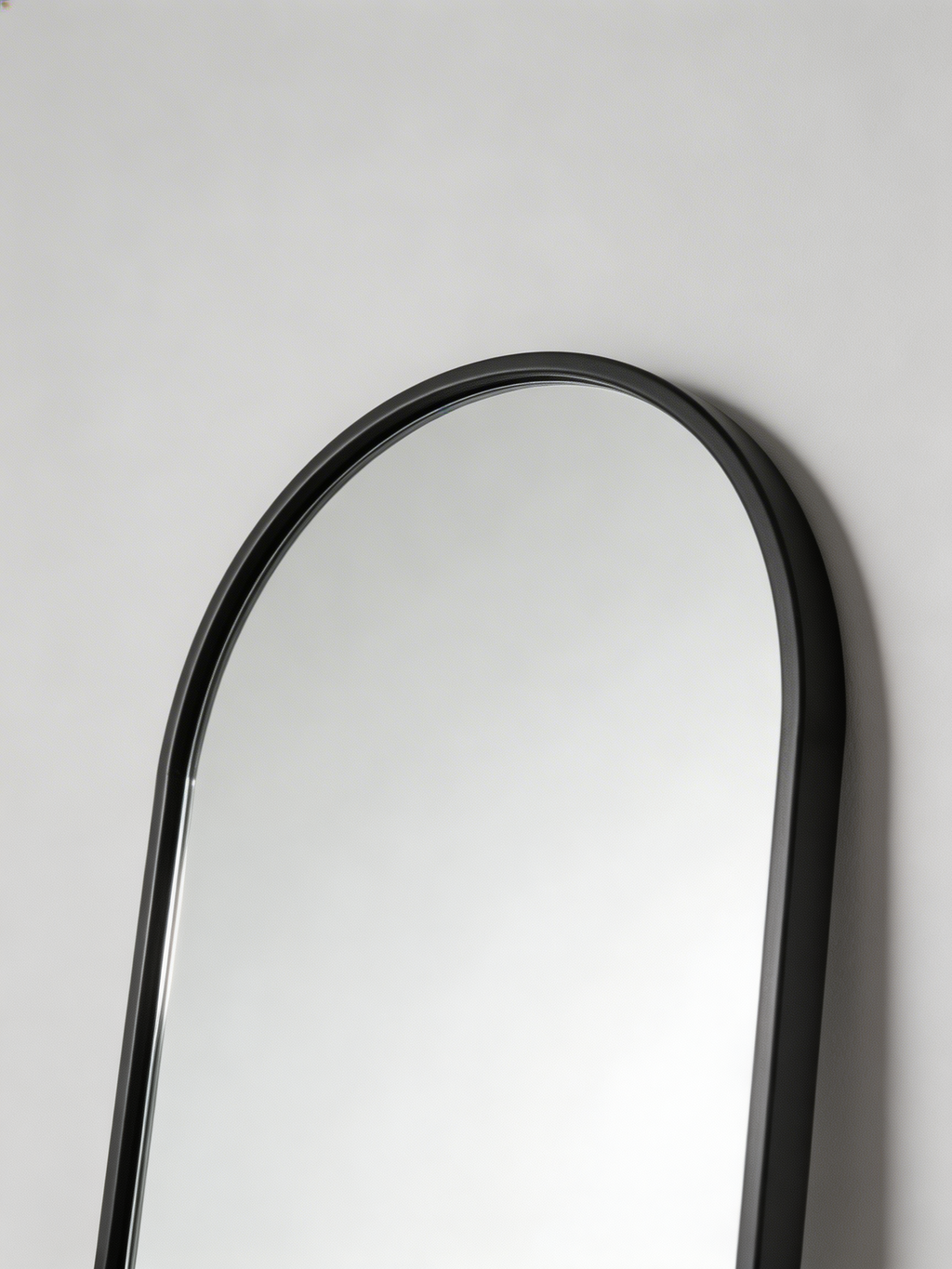 Maison Arch Floor Mirror – Black Frame
