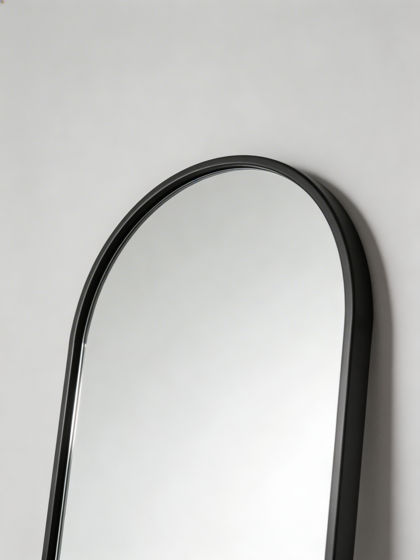 Maison Arch Floor Mirror – Black Frame