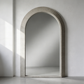 Brut Arch Floor Mirror – Concrete